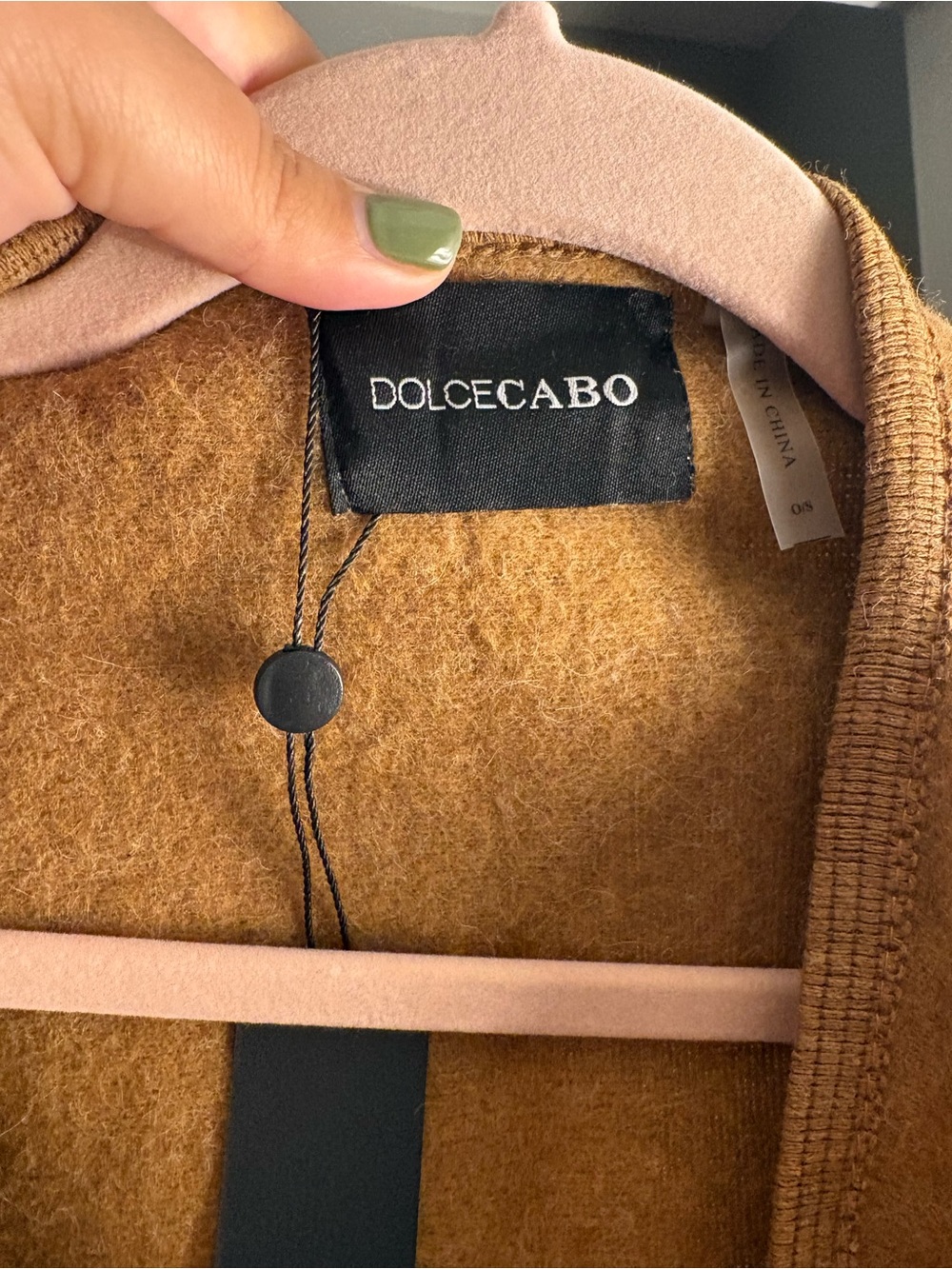 Dolce Cabo Camel Brown Pea Coat
